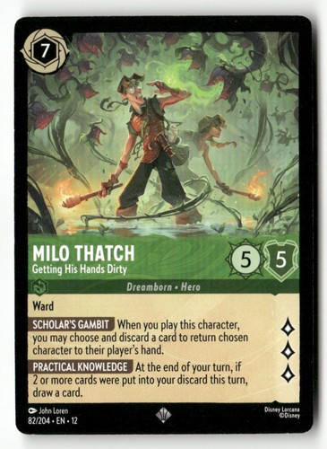 Milo thatch getting his - -,