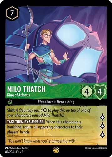 Lorcana milo thatch - -, of