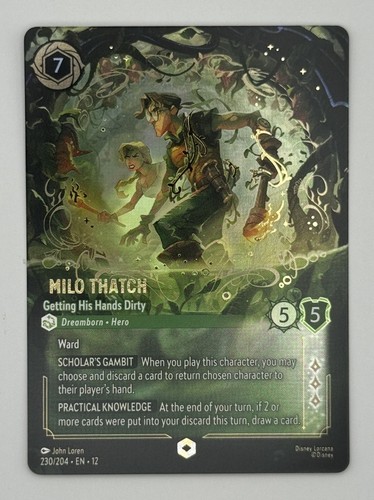 Lorcana milo thatch getting - lorcana,